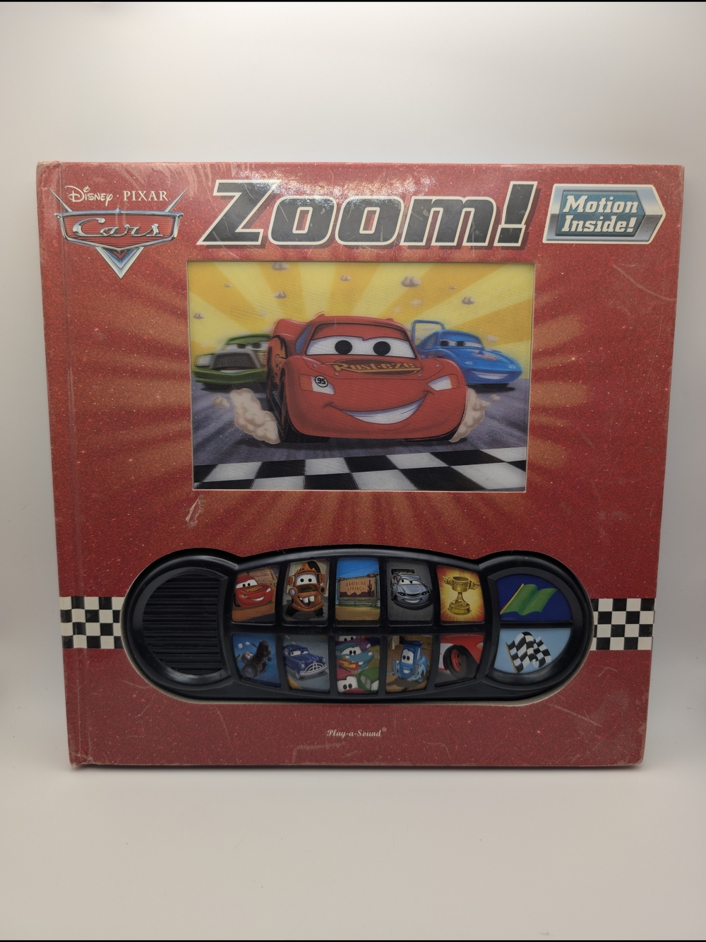 Disney Pixar Cars Zoom! Interactive Hologram Board Book Play-a-Sound READ DESCRI
